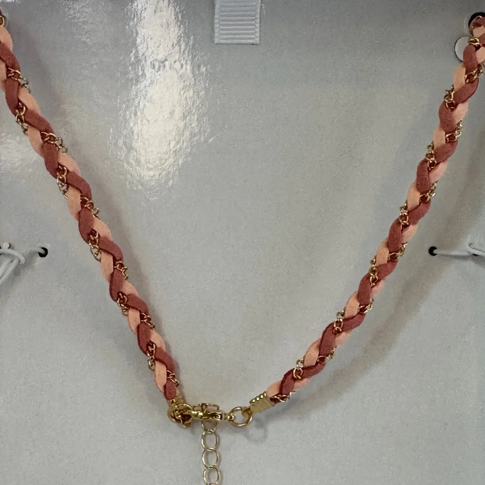 House of Harlow 1960 Natural Shell and Starfish Braided Necklace 19 + 3” - Picture 3 of 3